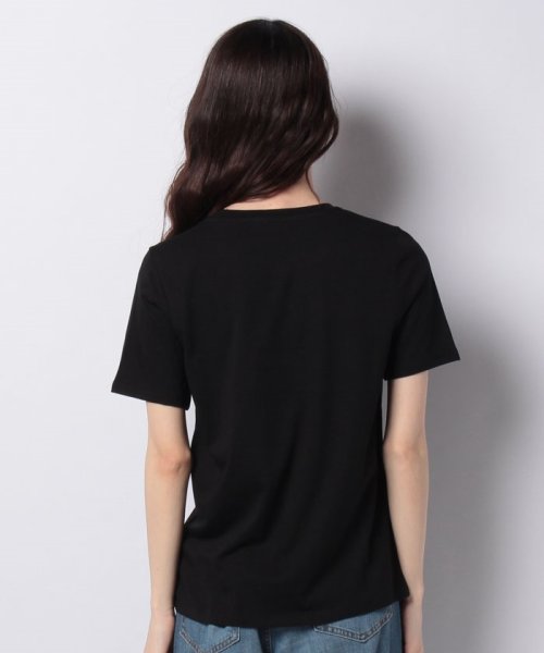 BENETTON (women)(ベネトン（レディース）)/クルーネック裾ロゴ刺繍半袖Tシャツ・カットソー/img02