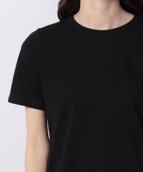 BENETTON (women)(ベネトン（レディース）)/クルーネック裾ロゴ刺繍半袖Tシャツ・カットソー/img03