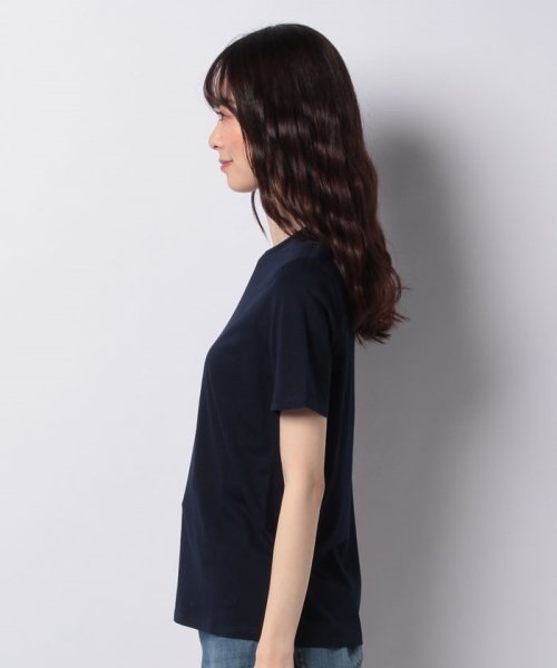BENETTON (women)(ベネトン（レディース）)/クルーネック裾ロゴ刺繍半袖Tシャツ・カットソー/img21