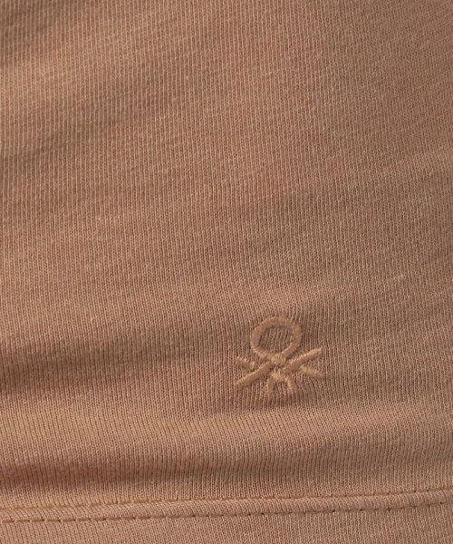 BENETTON (women)(ベネトン（レディース）)/クルーネック裾ロゴ刺繍半袖Tシャツ・カットソー/img32
