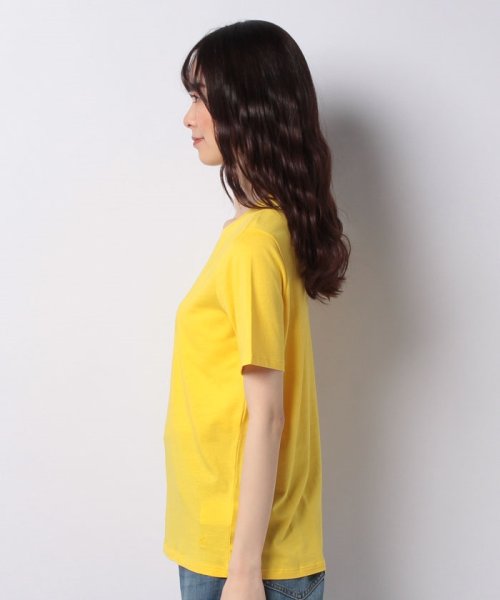 BENETTON (women)(ベネトン（レディース）)/クルーネック裾ロゴ刺繍半袖Tシャツ・カットソー/img41