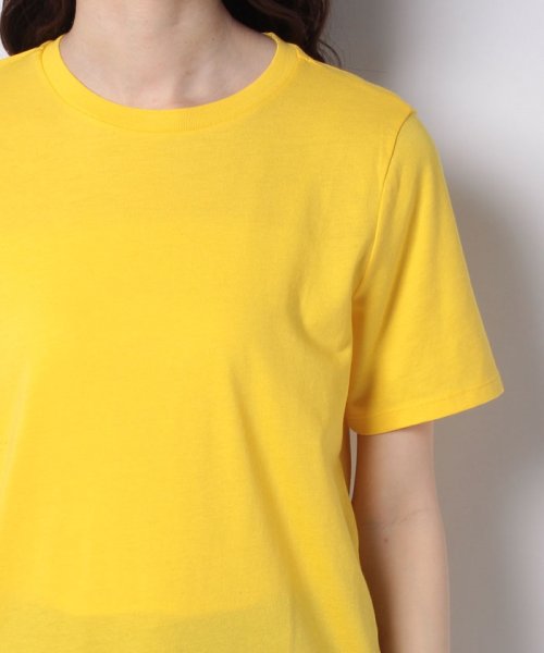 BENETTON (women)(ベネトン（レディース）)/クルーネック裾ロゴ刺繍半袖Tシャツ・カットソー/img43