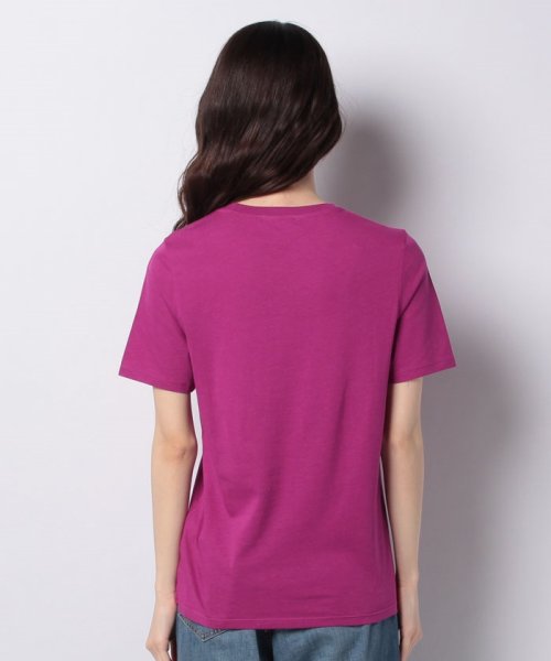 BENETTON (women)(ベネトン（レディース）)/クルーネック裾ロゴ刺繍半袖Tシャツ・カットソー/img46