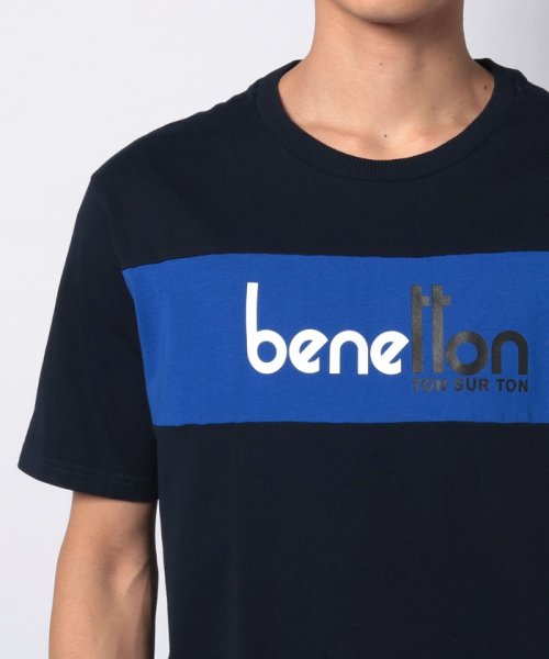 BENETTON (mens)(ベネトン（メンズ）)/パネルカラーロゴTシャツ・カットソー/img16