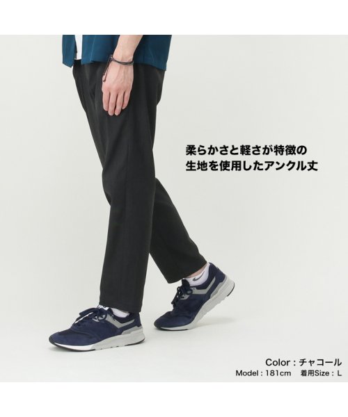 MAC HOUSE(men)(マックハウス（メンズ）)/URBAN COLLECTION アーバンコレクション アンクルテーパードパンツ先染チェック 358－3541/img11