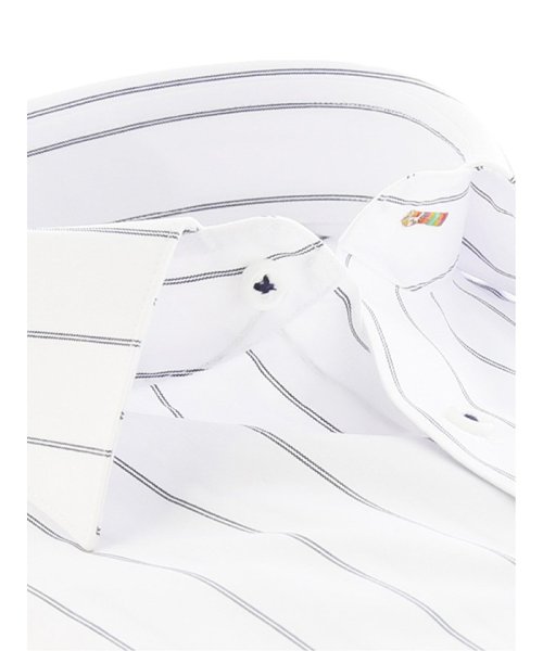 TAKA-Q(タカキュー)/形態安定抗菌防臭スリムフィット ワイドカラー長袖シャツ/img01