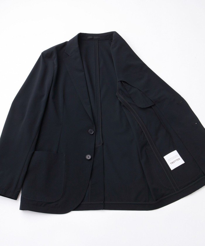 ソロテックスダイヤジャージ BOX ジャケット(502886353)｜HANKYU MEN