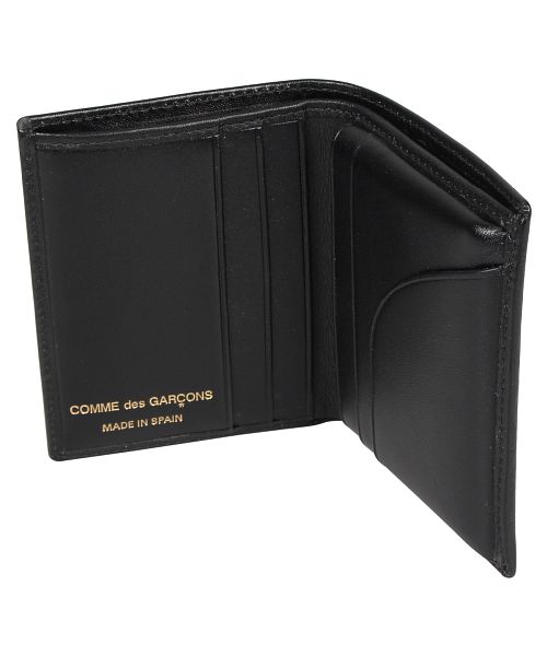 コムデギャルソン COMME des GARCONS 財布 二つ折り メンズ レディース 本革 CLASSIC WALLET ブラック 黒 SA0641