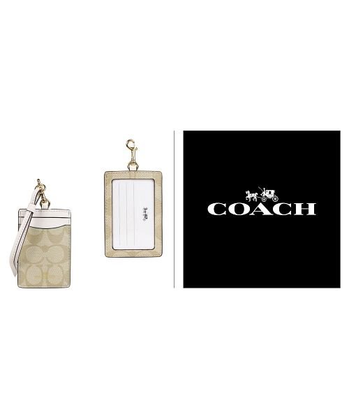 COACH(コーチ)/コーチ COACH パスケース カードケース 定期入れ レディース シグネチャー ライトカーキ F63274/img01