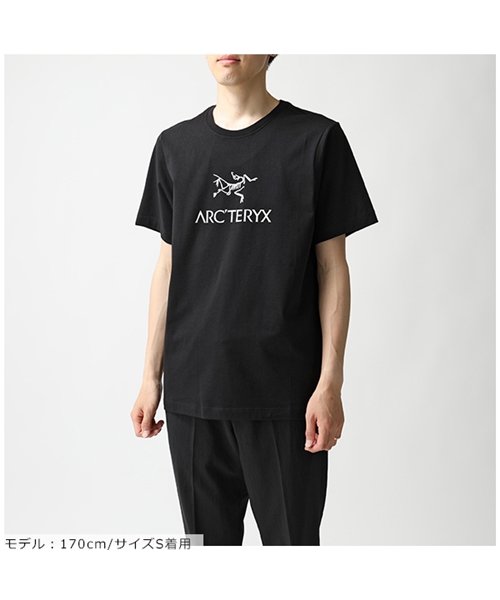 ARC'TERYX(アークテリクス)/【ARCTERYX(アークテリクス)】24013 Arc Word T Shirt SS クルーネック 半袖 Tシャツ プリント カットソー BLACK メンズ/img01