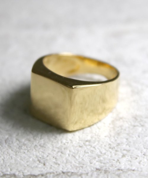 MAISON mou(メゾンムー)/【YArKA/ヤーカ】rectangle plain ring[reck]/プレーン四角リング[レック]/img04