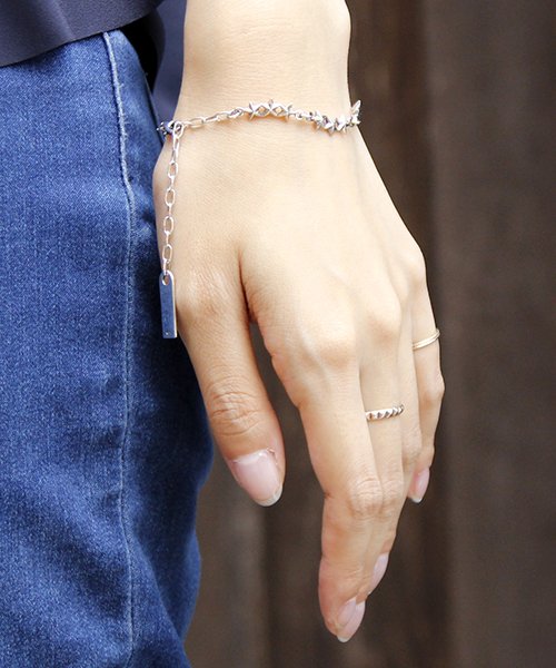 MAISON mou(メゾンムー)/【YArKA/ヤーカ】silver925 star jewelry collecttion star chain bracelet [chast1]/スタージュ/img10