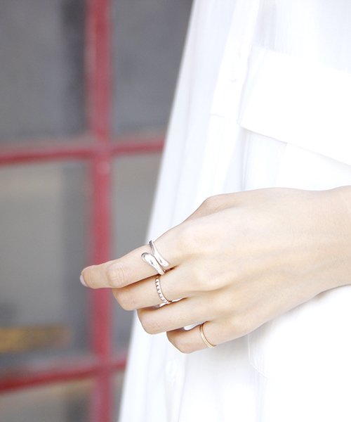 MAISON mou(メゾンムー)/【YArKA/ヤーカ】silver925 thick pole design ring[thi2]/シックポールデザインリング/img04