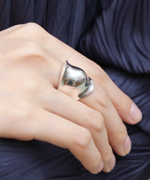 MAISON mou(メゾンムー)/【YArKA/ヤーカ】silver925 armor ring[mar]/シルバー925アーマーリング/img05