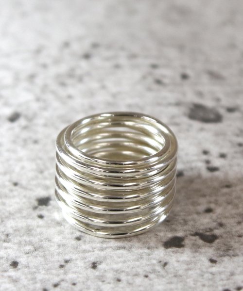 MAISON mou(メゾンムー)/【YArKA/ヤーカ】silver925  coil design ring[kees]/シルバー925コイルデザインリング/img09