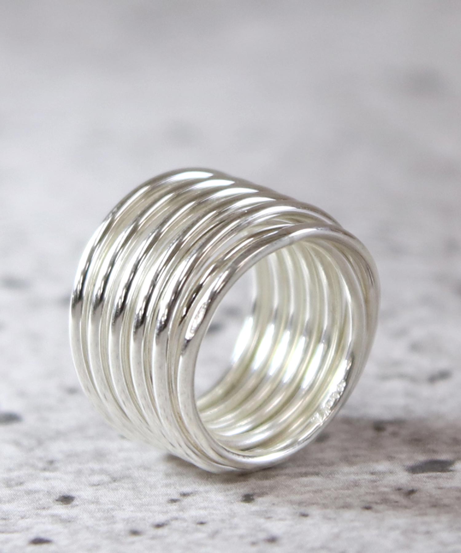YArKA/ヤーカ】silver925 coil design ring[kees]/シルバー925コイル