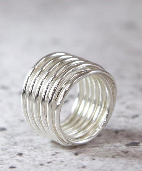 MAISON mou(メゾンムー)/【YArKA/ヤーカ】silver925  coil design ring[kees]/シルバー925コイルデザインリング/img11