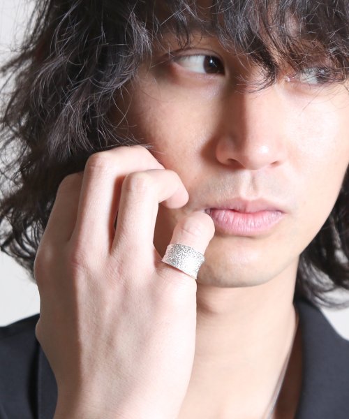 MAISON mou(メゾンムー)/【YArKA/ヤーカ】silver925 Crumpled paper pattern ring [kusha]/くしゃくしゃ紙模様リング シルバー925 /img04