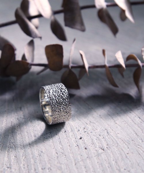 MAISON mou(メゾンムー)/【YArKA/ヤーカ】silver925 Crumpled paper pattern ring [kusha2]/くしゃくしゃ紙模様リング シルバー925 /img03