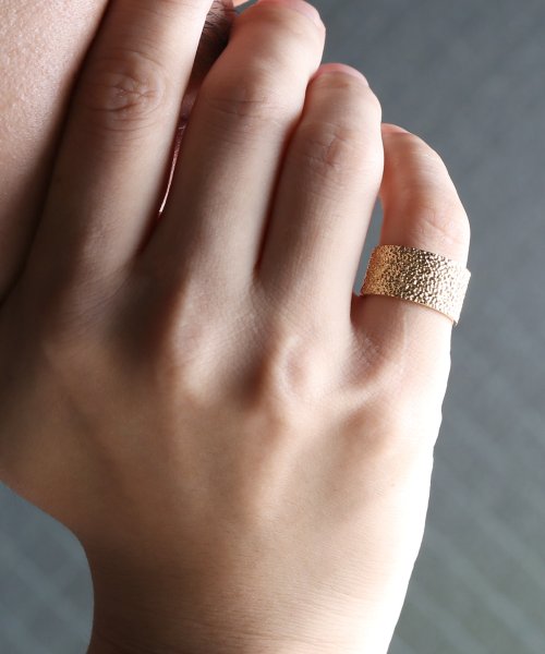 MAISON mou(メゾンムー)/【YArKA/ヤーカ】silver925 Crumpled paper pattern ring [kusha2]/くしゃくしゃ紙模様リング シルバー925 /img11