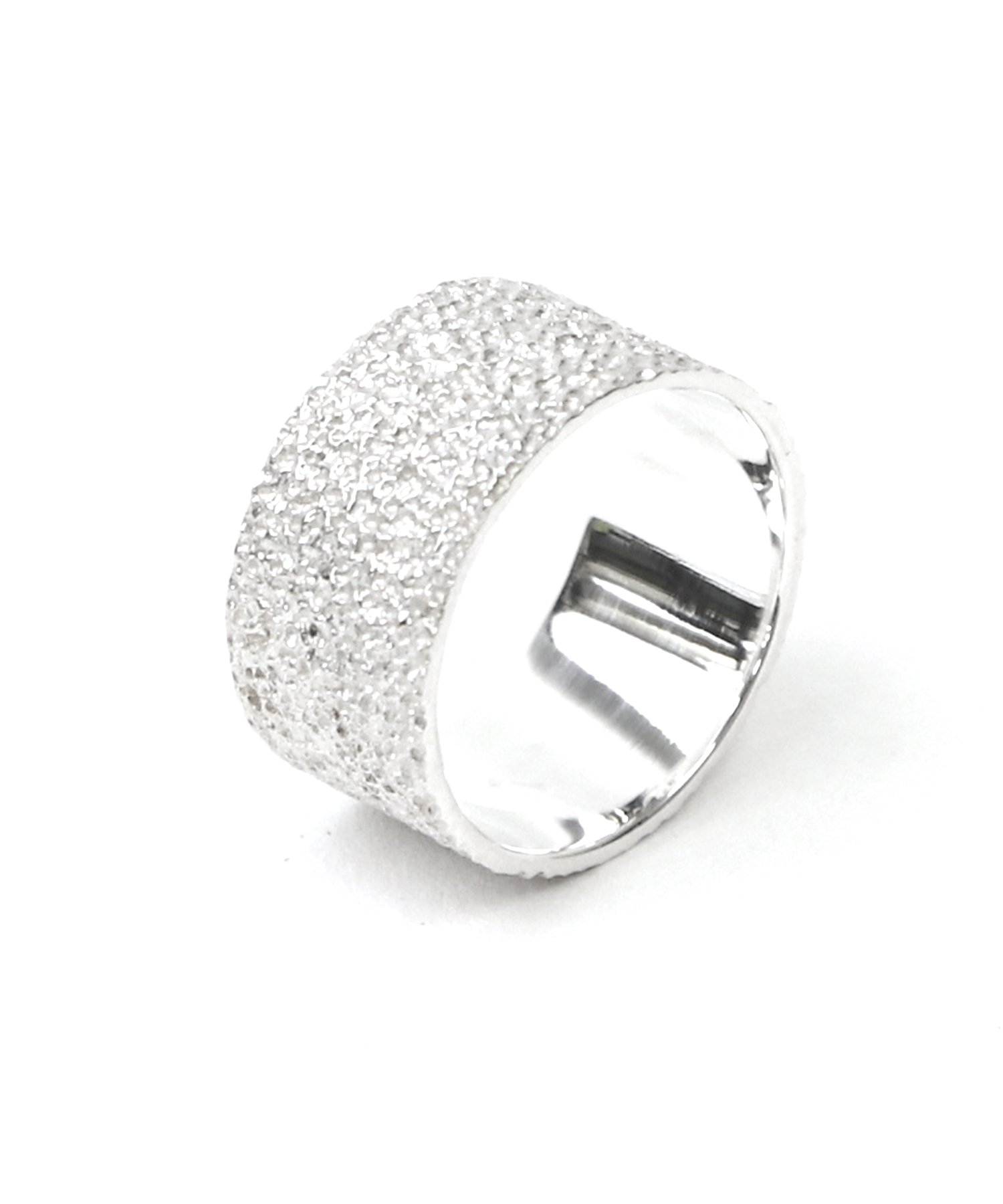 YArKA/ヤーカ】silver925 Crumpled paper pattern ring [kusha2