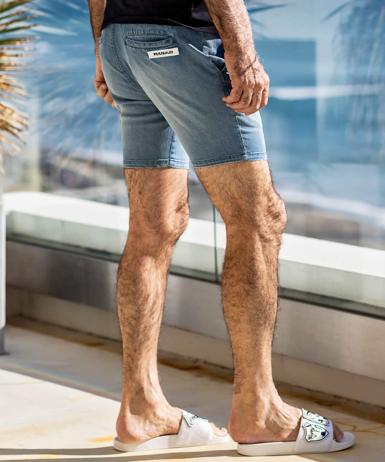 シャンブレーハーフパンツ(503053668)|HANKYU MEN'S / 阪急メンズ