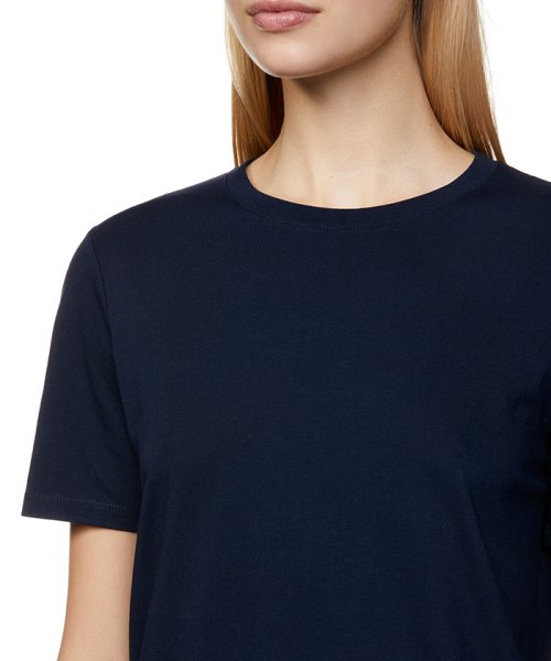 BENETTON (women)(ベネトン（レディース）)/クルーネック裾ロゴ刺繍半袖Tシャツ・カットソー/img19