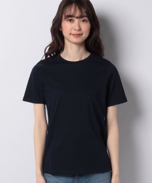 BENETTON (women)(ベネトン（レディース）)/クルーネック裾ロゴ刺繍半袖Tシャツ・カットソー/img20