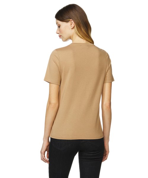 BENETTON (women)(ベネトン（レディース）)/クルーネック裾ロゴ刺繍半袖Tシャツ・カットソー/img25