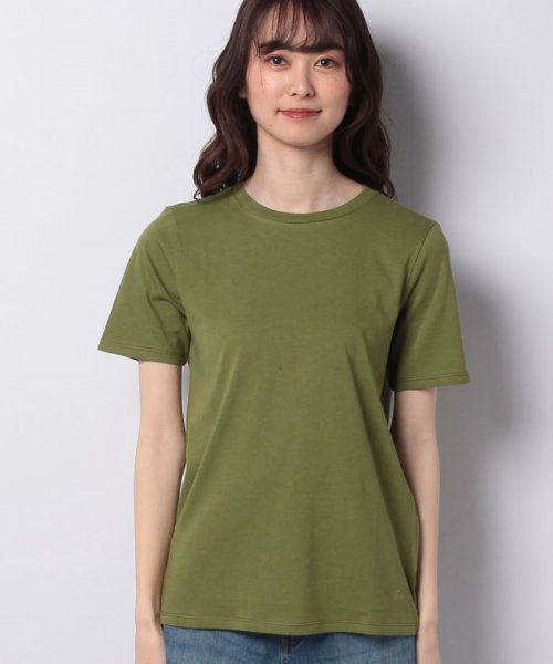 BENETTON (women)(ベネトン（レディース）)/クルーネック裾ロゴ刺繍半袖Tシャツ・カットソー/img61