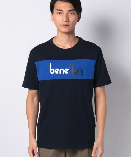 BENETTON (mens)(ベネトン（メンズ）)/パネルカラーロゴTシャツ・カットソー/img13