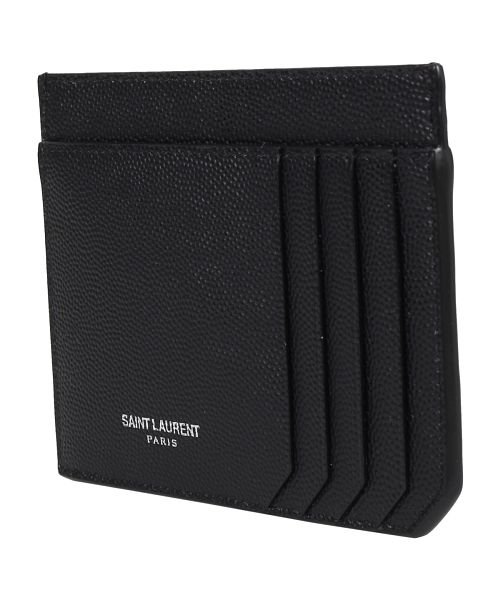 SAINT LAURENT PARIS(サンローラン パリ)/サンローラン パリ SAINT LAURENT PARIS パスケース カードケース ID 定期入れ メンズ LOGO CARDHOLDER ブラック 黒 60/img01