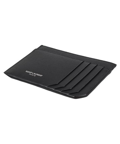 サンローラン パリ SAINT LAURENT PARIS パスケース カードケース ID 定期入れ メンズ LOGO CARDHOLDER ブラック 黒 60 Q1852319793(14318円)