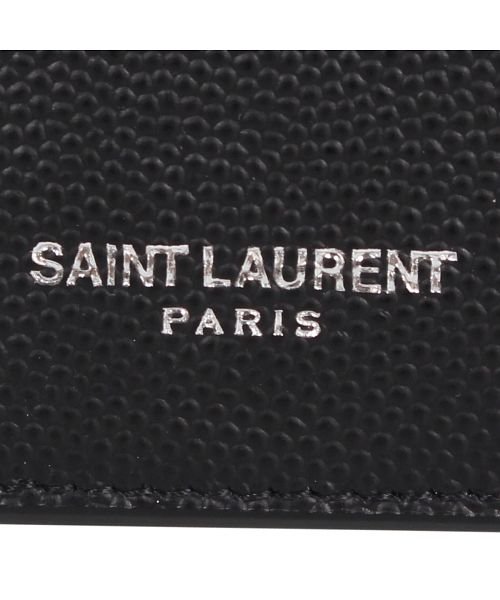 サンローラン パリ SAINT LAURENT PARIS パスケース カードケース ID 定期入れ メンズ LOGO CARDHOLDER ブラック 黒 60 Q1852319793(14318円)