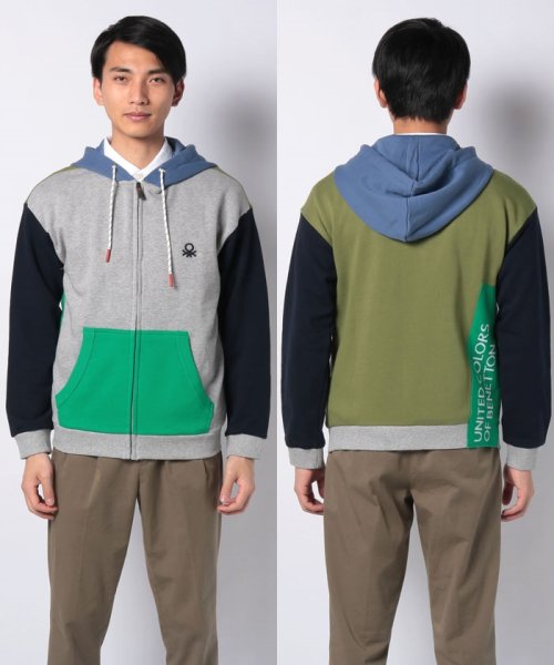 BENETTON (mens)(ベネトン（メンズ）)/マルチカラージップパーカー/img17