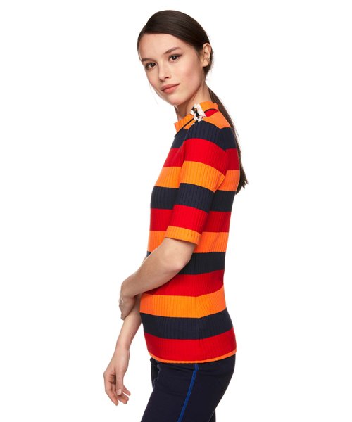 セール サイドボタンボーダーテレコハイネック半袖tシャツ カットソー ベネトン レディース Benetton Women Magaseek セール サイドボタンボーダーテレコハイネック半袖tシャツ カットソー ベネトン レディース Benetton Women Magaseek