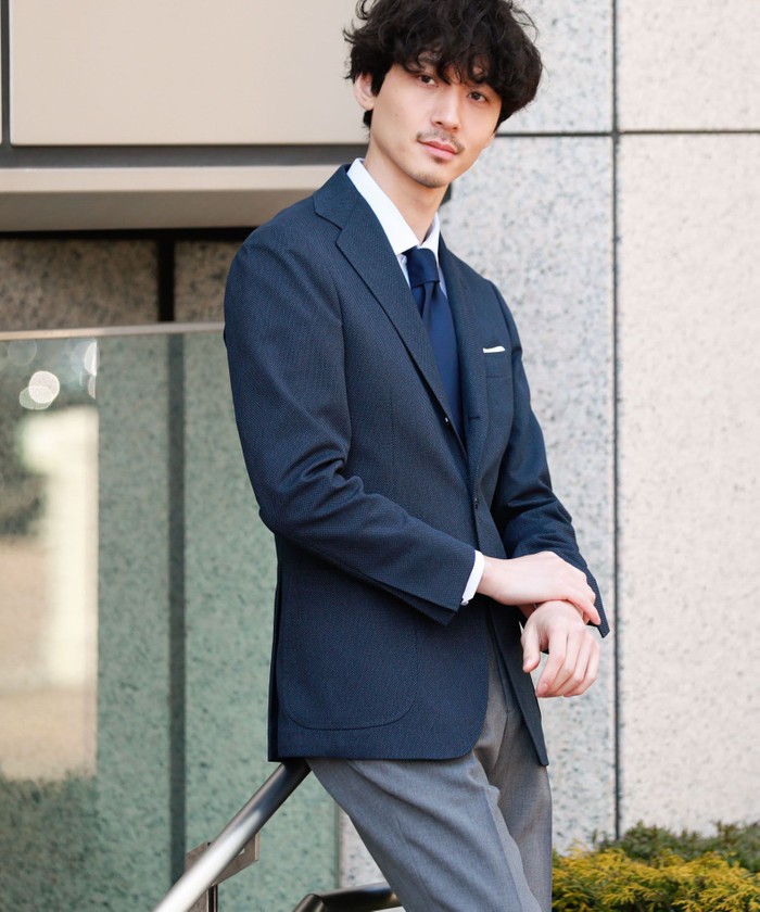 RING JACKET×MACKINTOSH PHILOSOPHY】バーズアイ(503024240 RING JACKET×MACKINTOSH PHILOSOPHY】バーズアイ(503024240