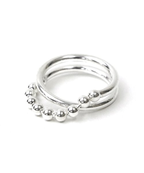 MAISON mou(メゾンムー)/【YArKA / ヤーカ】silver925 boal chain ring[tamt] /ボールチェーンリング シルバー925/img09