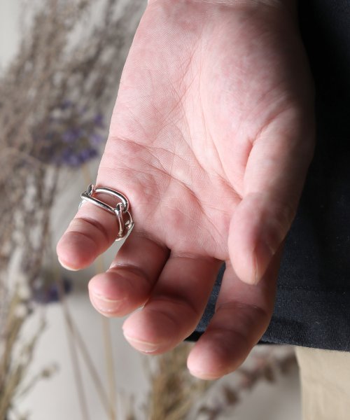 MAISON mou(メゾンムー)/【YArKA/ヤーカ】silver925 4 oval parts ring[jens]/4楕円パーツリング　/img07