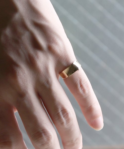 MAISON mou(メゾンムー)/【YArKA/ヤーカ】silver925 simple  ring[dt] /シンプル凹みリング シルバー925 /img05