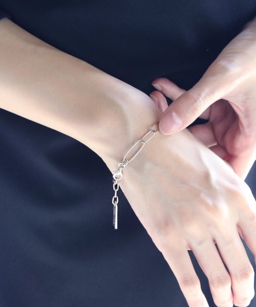 MAISON mou(メゾンムー)/【YArKA/ヤーカ】silver925 narrow parts bracelet[tgi]/チェーンブレスレット シルバー925 /img02