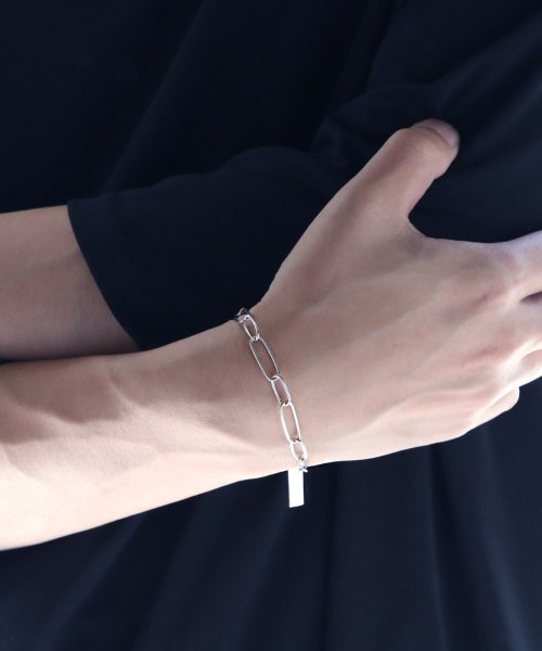 MAISON mou(メゾンムー)/【YArKA/ヤーカ】silver925 narrow parts bracelet[tgi]/チェーンブレスレット シルバー925 /img05