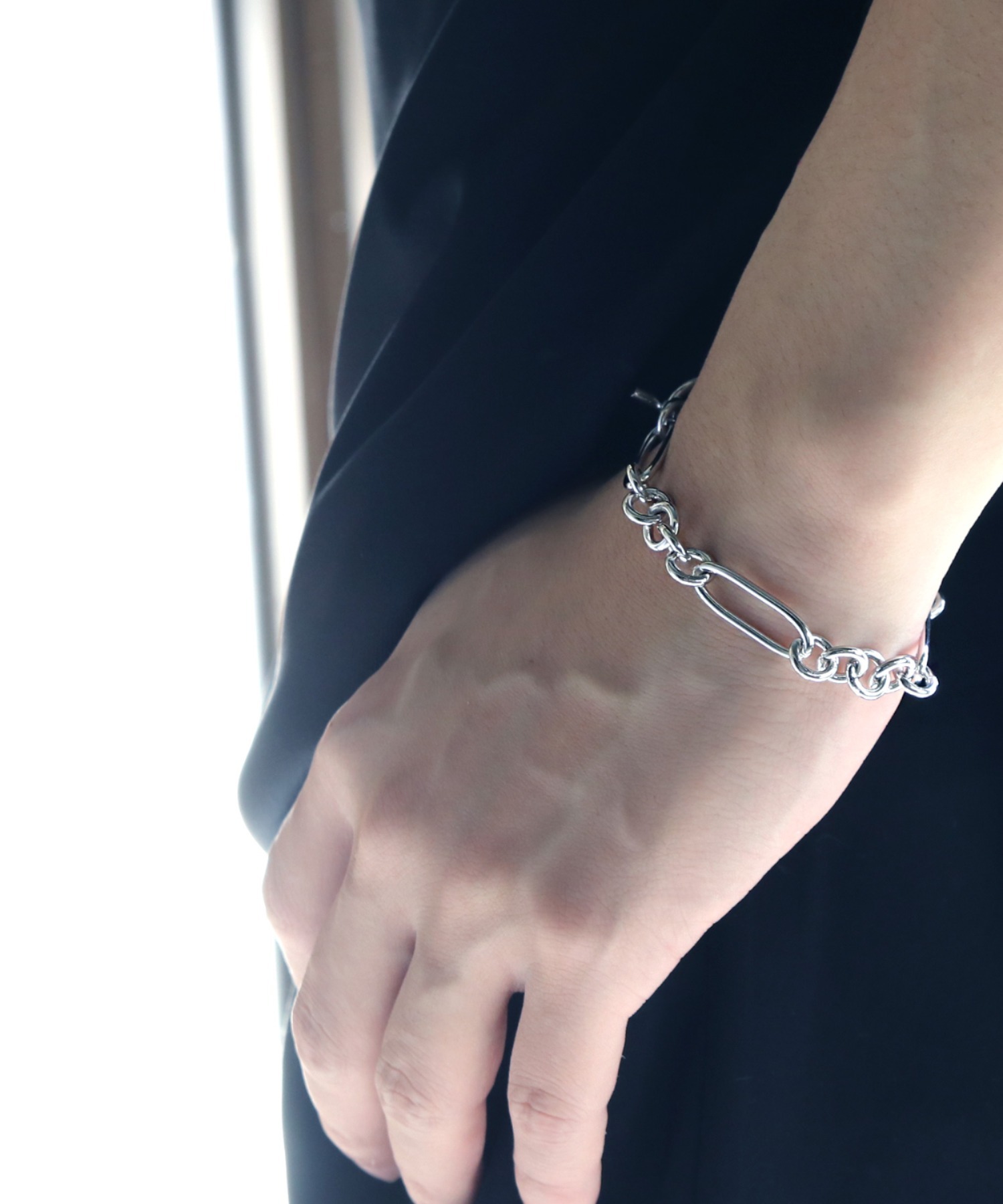 YArKA/ヤーカ】silver925 circle beads chain bracelet [mus]/サークル 