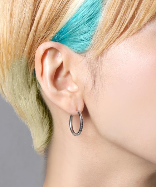 MAISON mou(メゾンムー)/【YArKA/ヤーカ】stainless series line circle pierce/ステンレスラインピアスY2001STP10P/img03