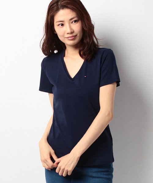 ベーシックvネックtシャツ トミーヒルフィガー Tommy Hilfiger Magaseek