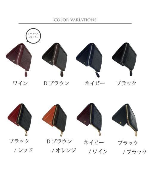 gino marina　luxe(ジーノマリーナリュクス)/クロコダイル本革折り財布/img01