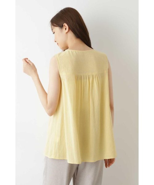 セール With Cancam 6月号掲載 コットン楊柳チュニックブラウス ナチュラルビューティーベーシック Natural Beauty Basic Magaseek