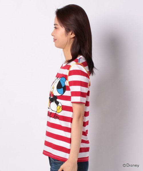 BENETTON (women)(ベネトン（レディース）)/【Disneyコラボ】ヒューイデューイルーイ半袖ボーダーTシャツ/img06