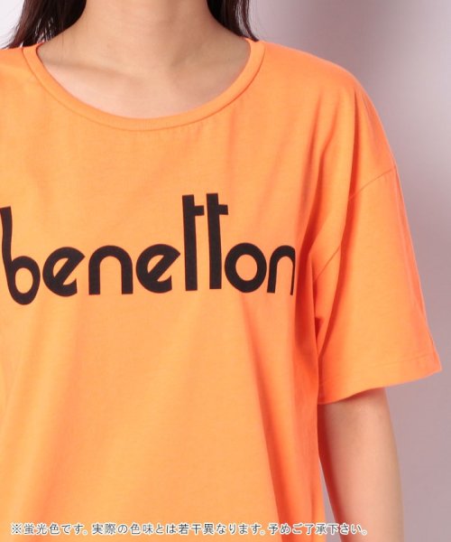 BENETTON (women)(ベネトン（レディース）)/ブランドロゴオーバーサイズTシャツ・カットソー/img11