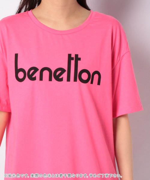 BENETTON (women)(ベネトン（レディース）)/ブランドロゴオーバーサイズTシャツ・カットソー/img23